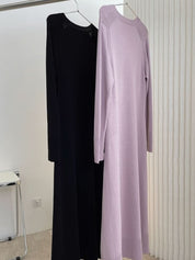 リラックスUネックロングワンピース　２色展開 - select store mirror meリラックスUネックロングワンピース　２色展開197035724mirror meselect store mirror me197035724ピンク