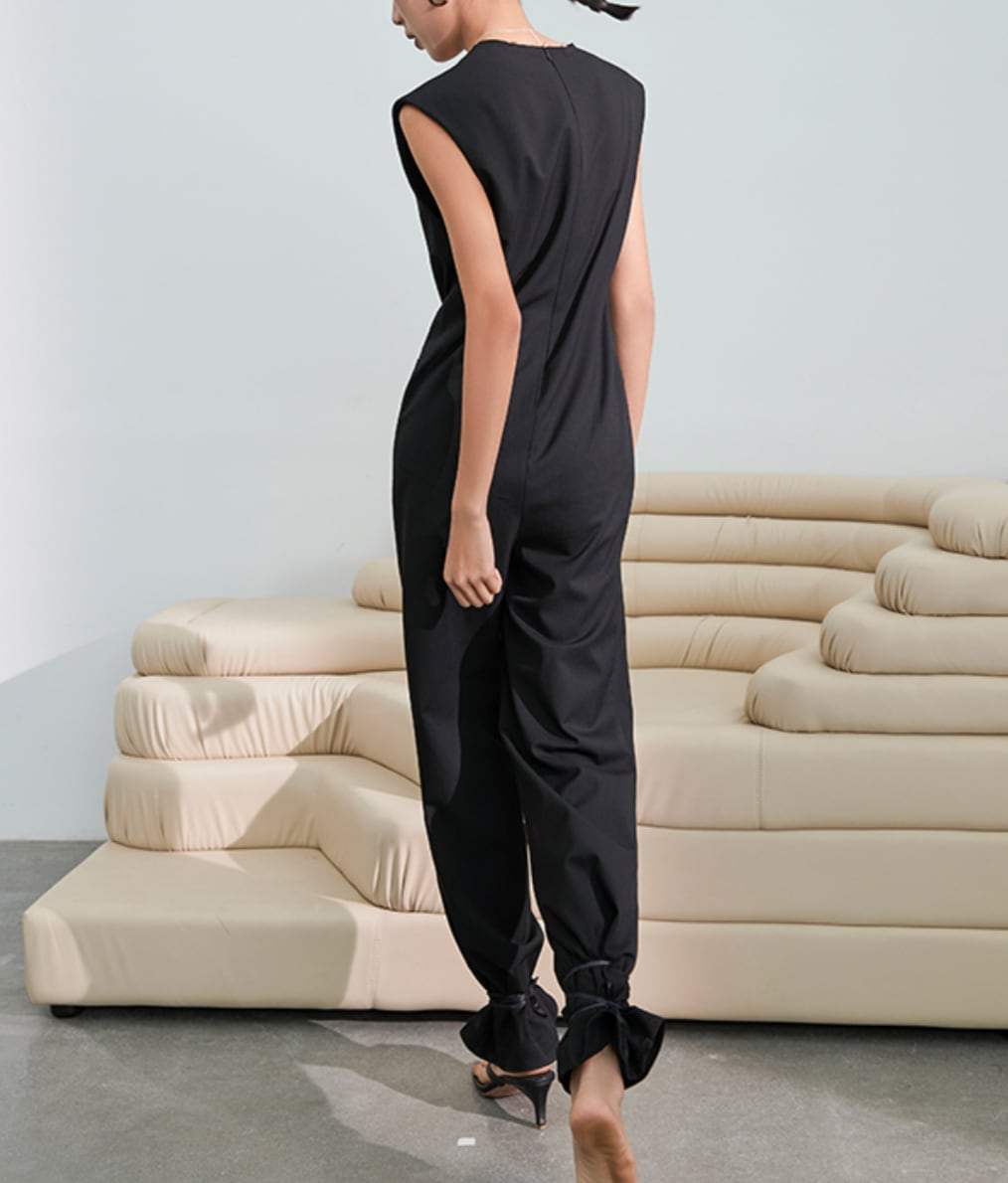 ＜大ヒット＞【動画あり】Vネックノースリーブサックロンパース　２色展開 - select store mirror me＜大ヒット＞【動画あり】Vネックノースリーブサックロンパース　２色展開176742516mirror meselect store mirror me176742516グレーS