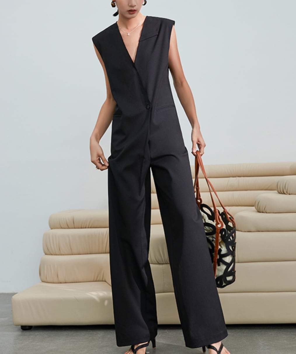 ＜大ヒット＞【動画あり】Vネックノースリーブサックロンパース　２色展開 - select store mirror me＜大ヒット＞【動画あり】Vネックノースリーブサックロンパース　２色展開176742516mirror meselect store mirror me176742516グレーS