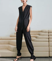 ＜大ヒット＞【動画あり】Vネックノースリーブサックロンパース　２色展開 - select store mirror me＜大ヒット＞【動画あり】Vネックノースリーブサックロンパース　２色展開176742516mirror meselect store mirror me176742516グレーS
