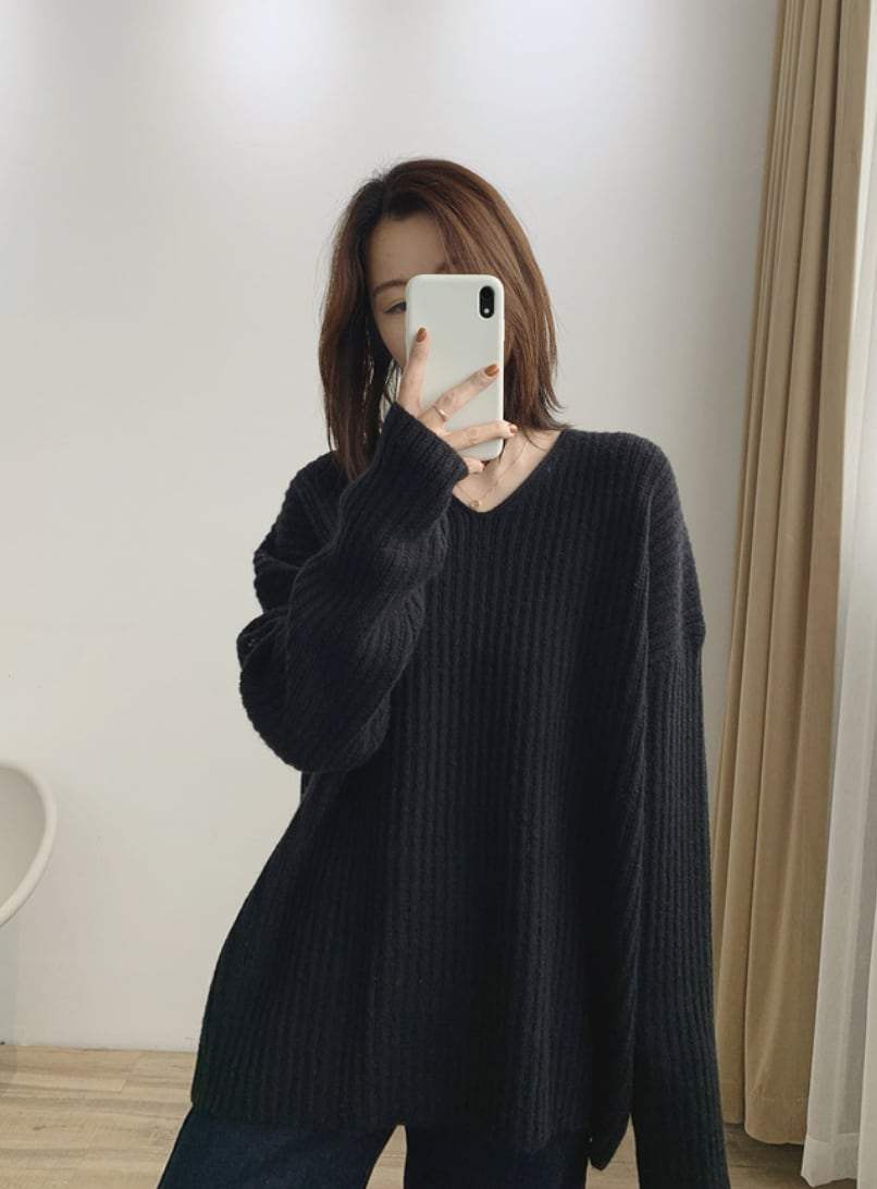 【動画あり】カシミヤ混Vネックニットセーター　５色展開 - select store mirror me【動画あり】カシミヤ混Vネックニットセーター　５色展開189966178mirror meselect store mirror me189966178アイボリー
