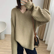 【動画あり】カシミヤ混Vネックニットセーター　５色展開 - select store mirror me【動画あり】カシミヤ混Vネックニットセーター　５色展開189966178mirror meselect store mirror me189966178アイボリー