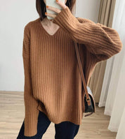 【動画あり】カシミヤ混Vネックニットセーター　５色展開 - select store mirror me【動画あり】カシミヤ混Vネックニットセーター　５色展開189966178mirror meselect store mirror me189966178アイボリー