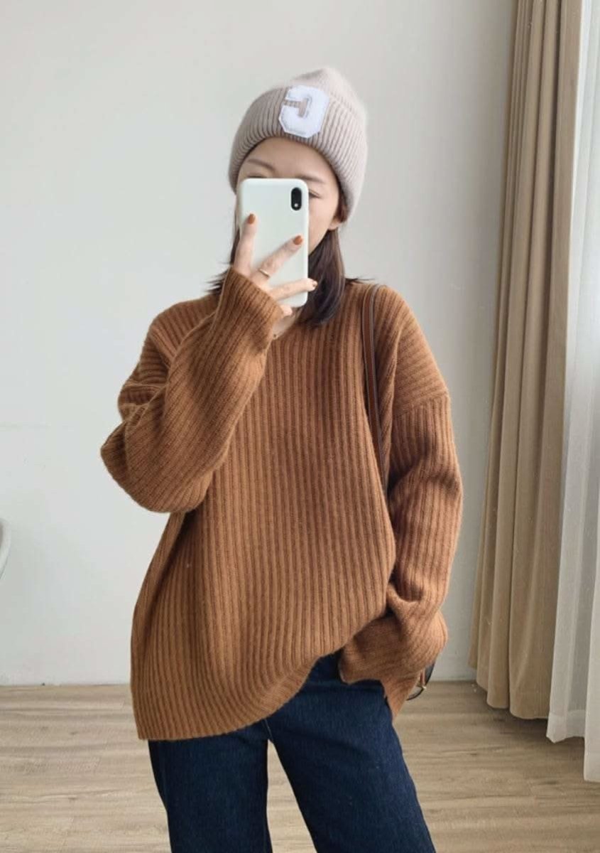 【動画あり】カシミヤ混Vネックニットセーター　５色展開 - select store mirror me【動画あり】カシミヤ混Vネックニットセーター　５色展開189966178mirror meselect store mirror me189966178アイボリー
