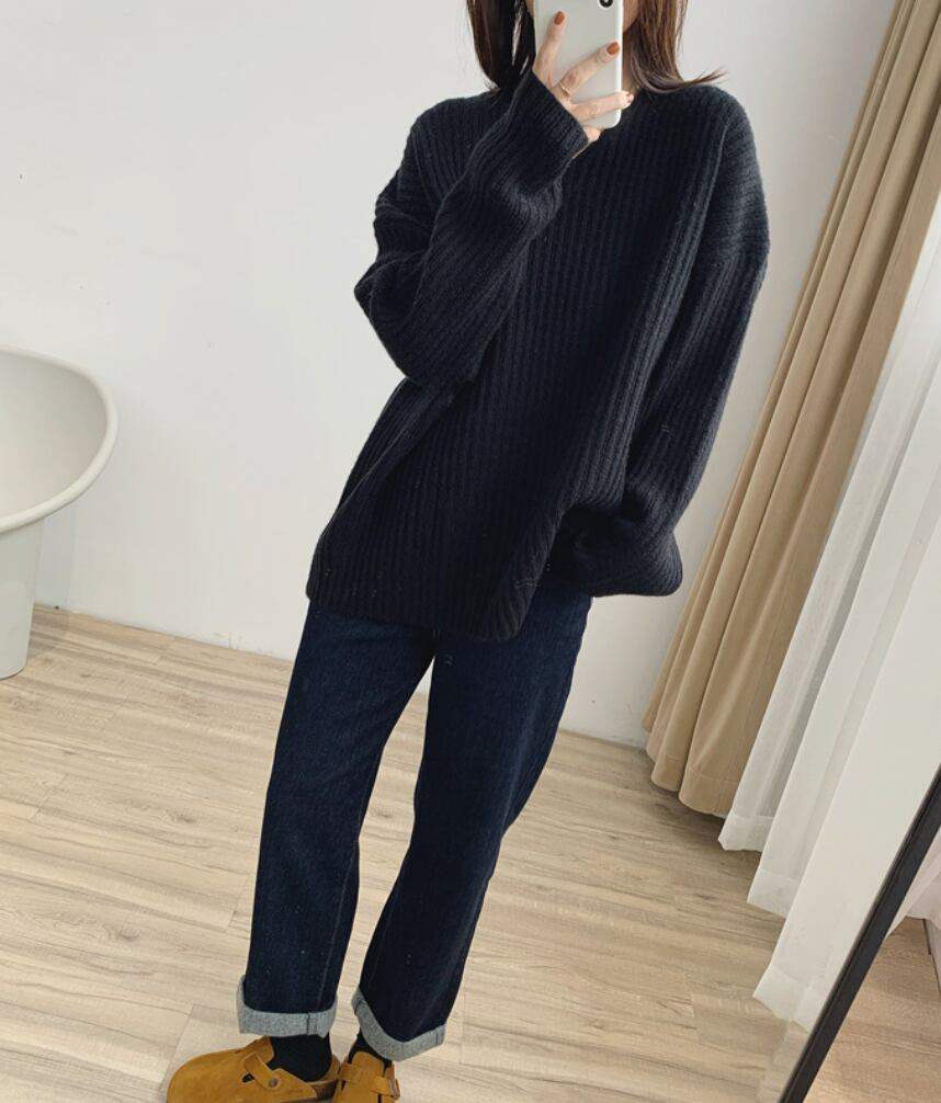 【動画あり】カシミヤ混Vネックニットセーター　５色展開 - select store mirror me【動画あり】カシミヤ混Vネックニットセーター　５色展開189966178mirror meselect store mirror me189966178アイボリー