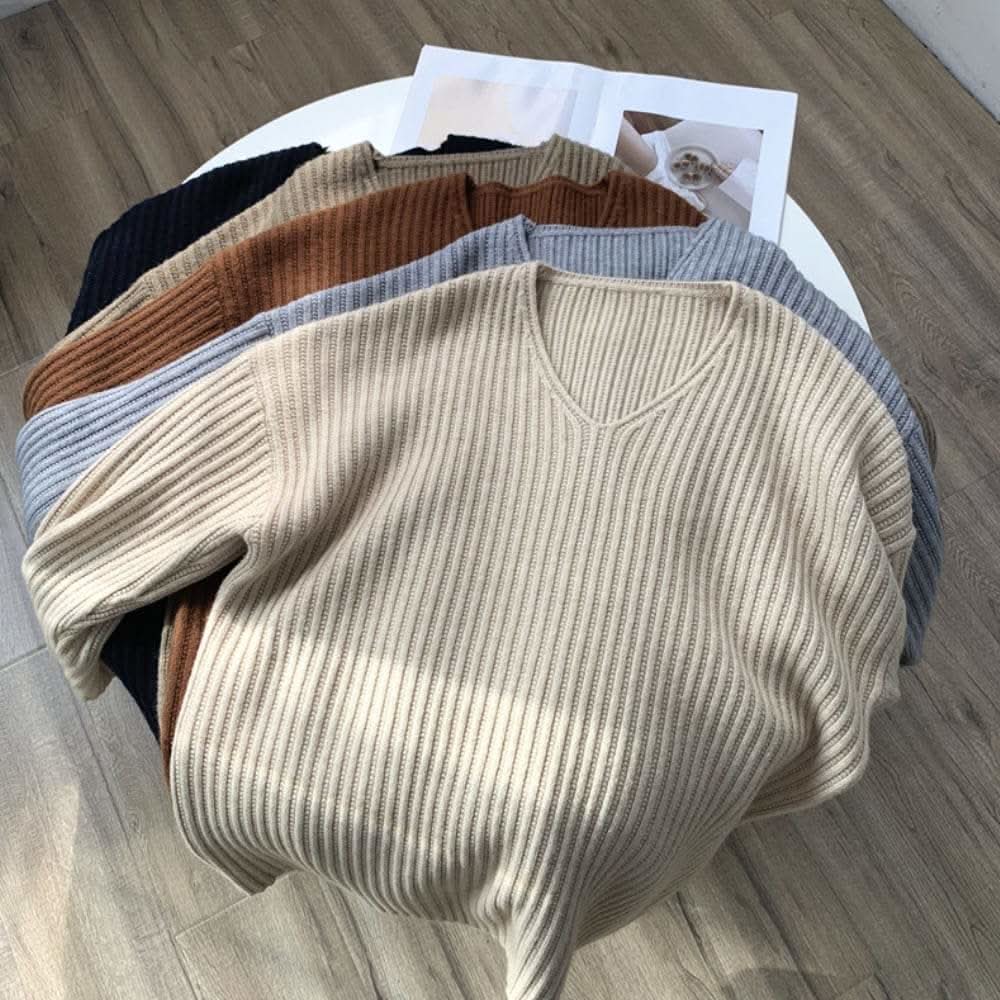【動画あり】カシミヤ混Vネックニットセーター　５色展開 - select store mirror me【動画あり】カシミヤ混Vネックニットセーター　５色展開189966178mirror meselect store mirror me189966178アイボリー