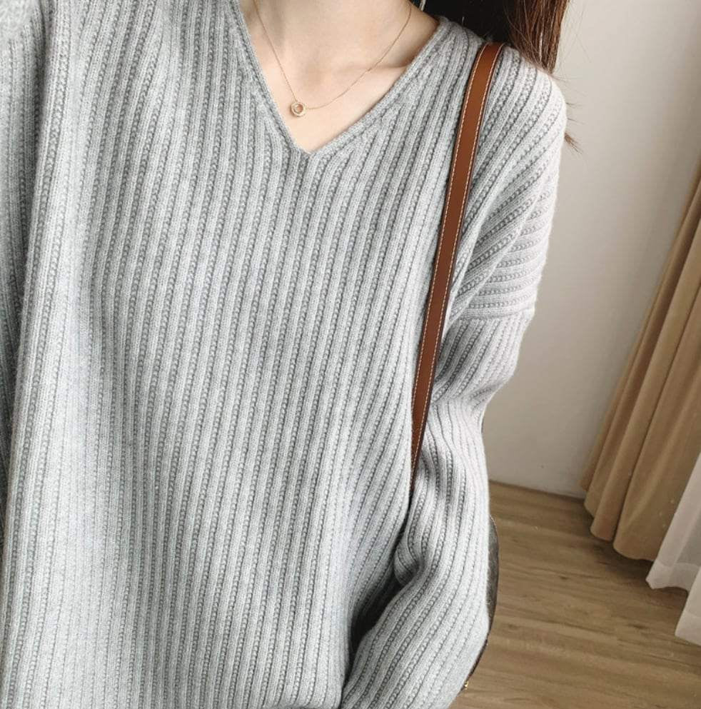 【動画あり】カシミヤ混Vネックニットセーター　５色展開 - select store mirror me【動画あり】カシミヤ混Vネックニットセーター　５色展開189966178mirror meselect store mirror me189966178アイボリー