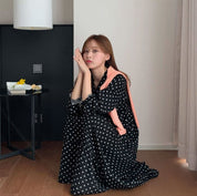 Vネック上品ドットタックフレアワンピース - select store mirror meVネック上品ドットタックフレアワンピース109742137mirror meselect store mirror me109742137S